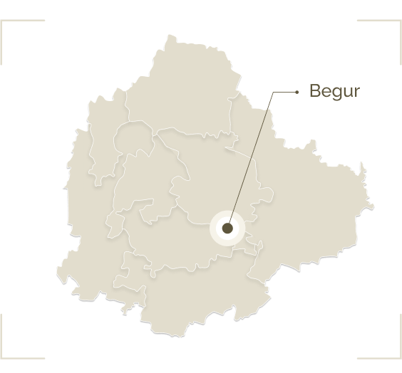 Map of Begur