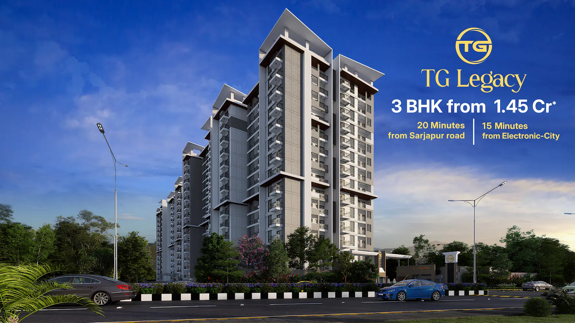 TG Legacy | Premium 3 BHK Off Hosa Road | TG Developers